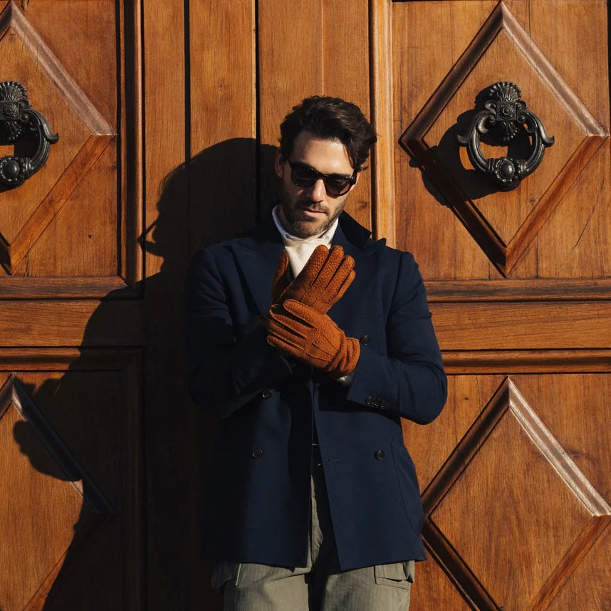 Luca - Carpincho gloves with cashmere lining